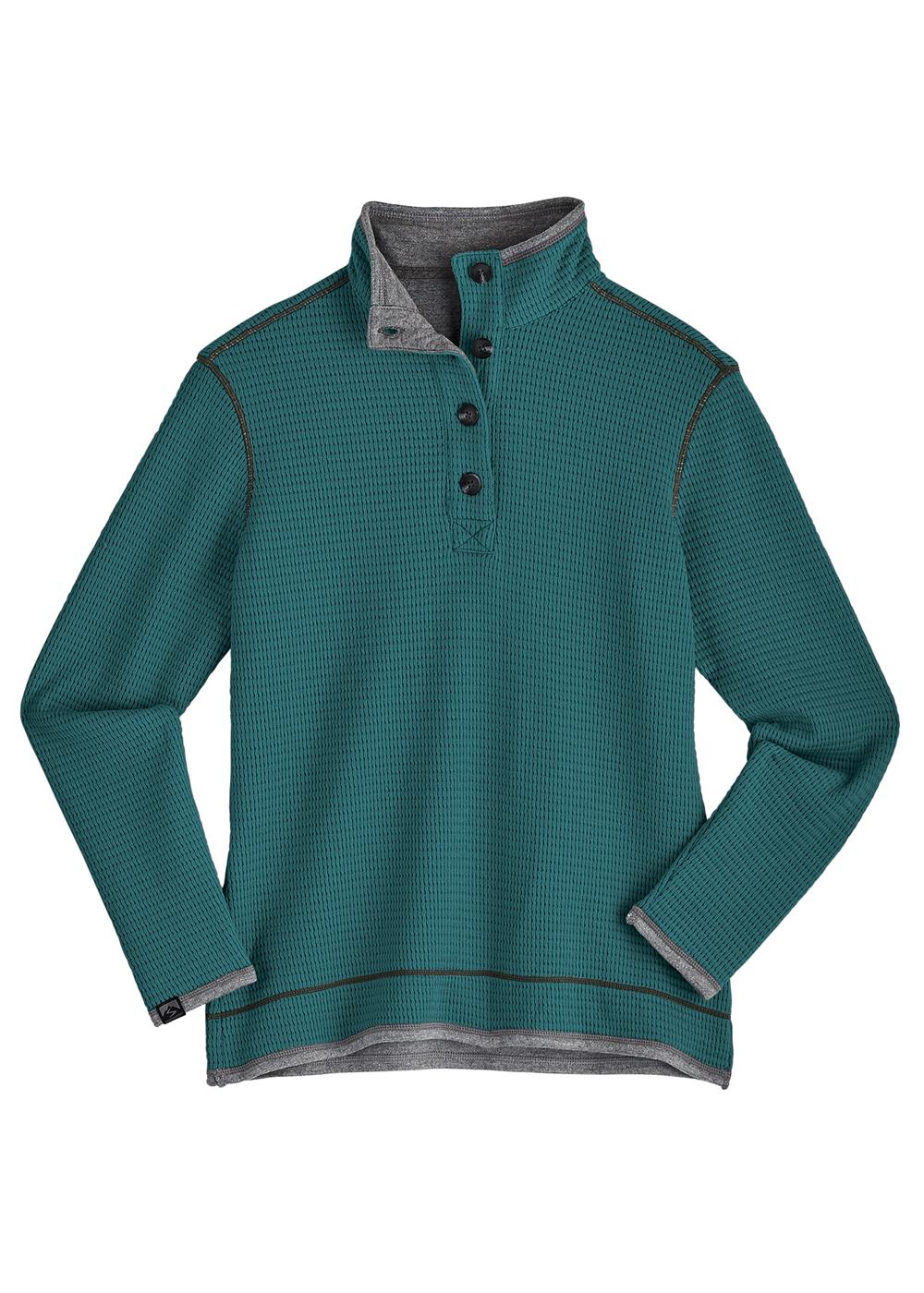 Storm Creek Women's Maverick Waffle Knit Button Up 23