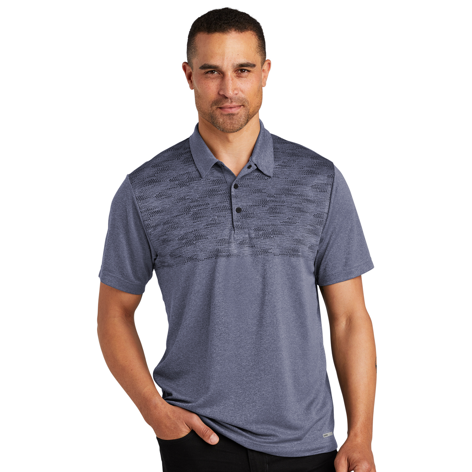 OGIO® Men's 3-Snap Placket Polo T-Shirt 2