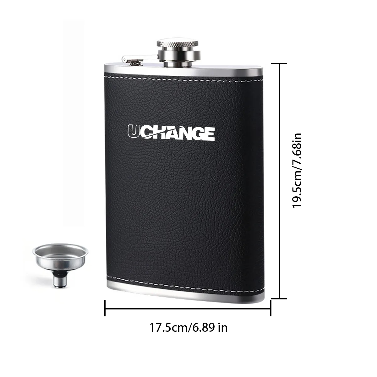 Stainless Steel Hip Flask Gift Set With Cups And Funnel 6