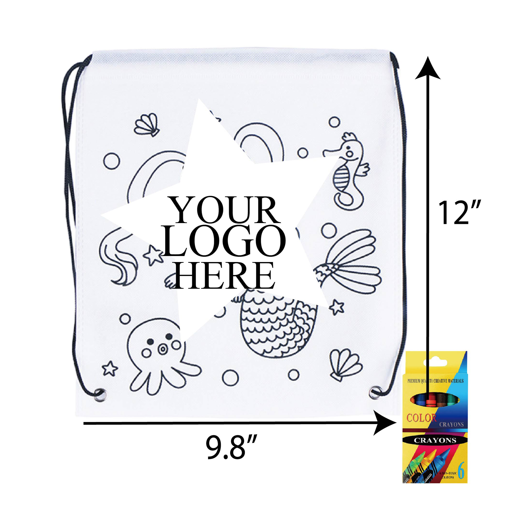 Pigment-Included Set for Doodling on Non-Woven Fabric Bags 3