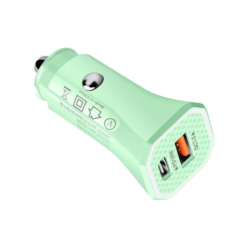 Custom Compact USB PD Dual Car Port Chargers 8
