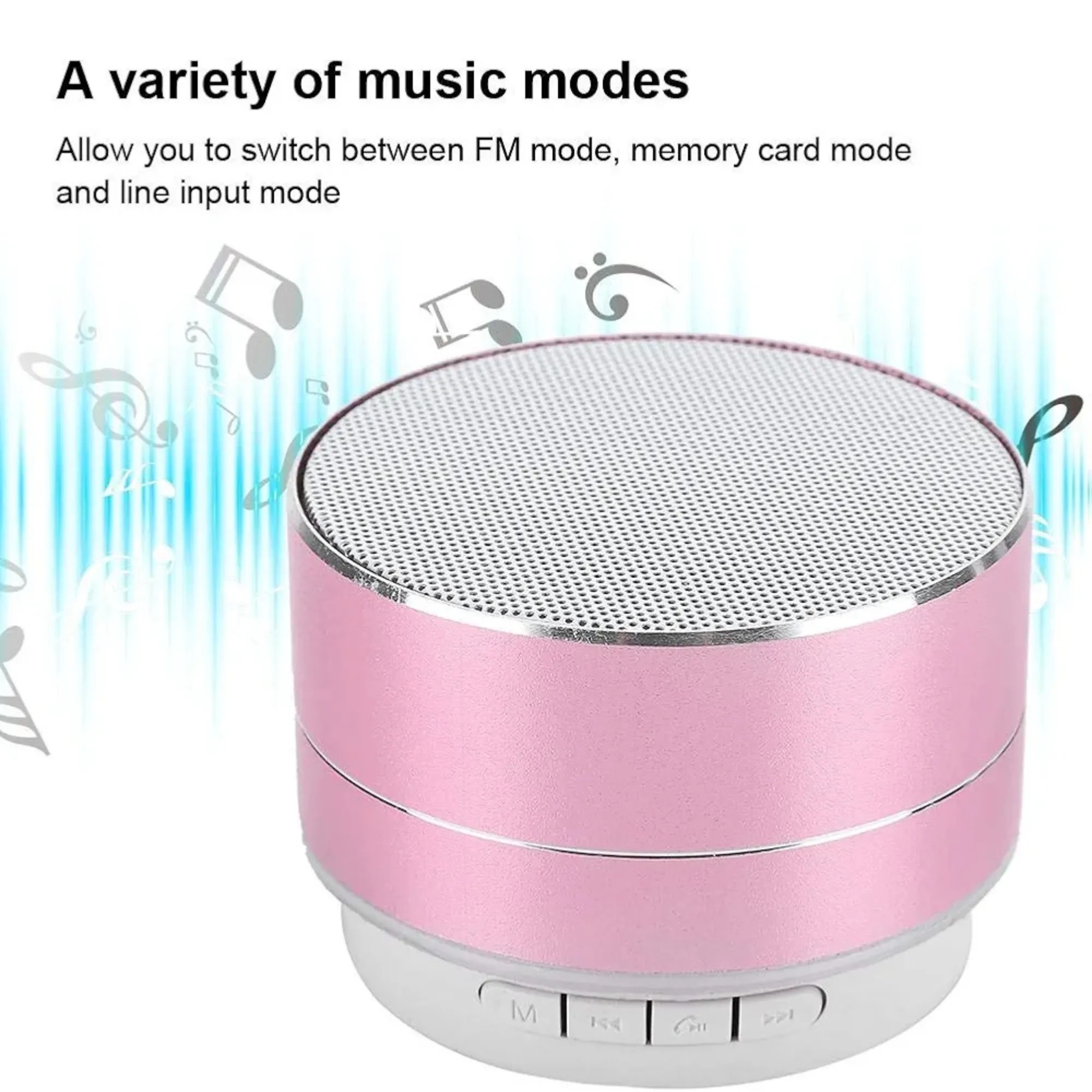 Mini Steel Cannon Wireless Speaker 5