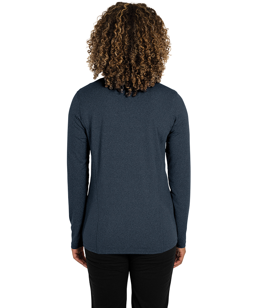 Women's Heathered Eco-Logic Stretch Quarter Zip 21