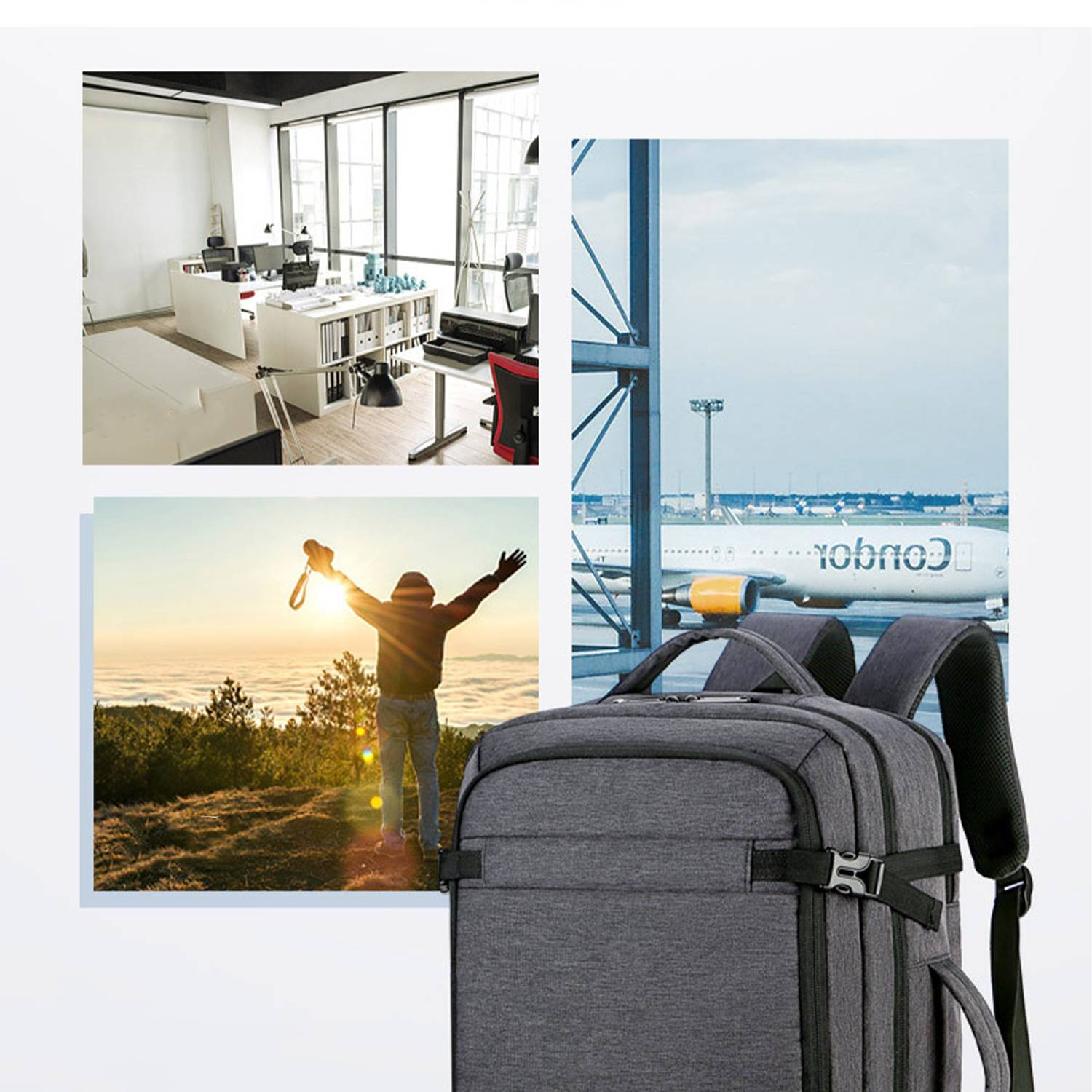 USB Large Multifunction Backpack 5