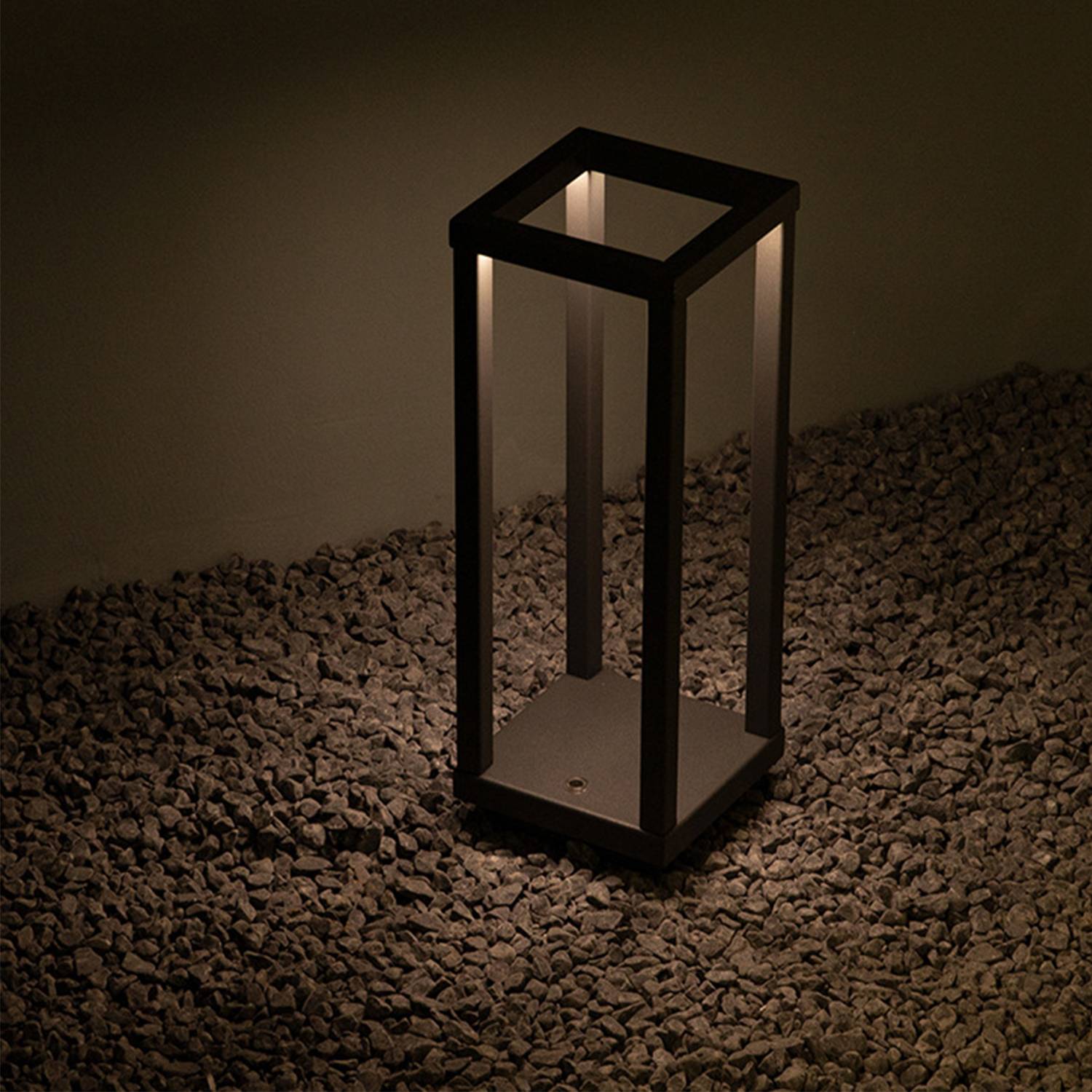 Metal Table Lamp Rechargeable Bedside Outdoor Camping 5