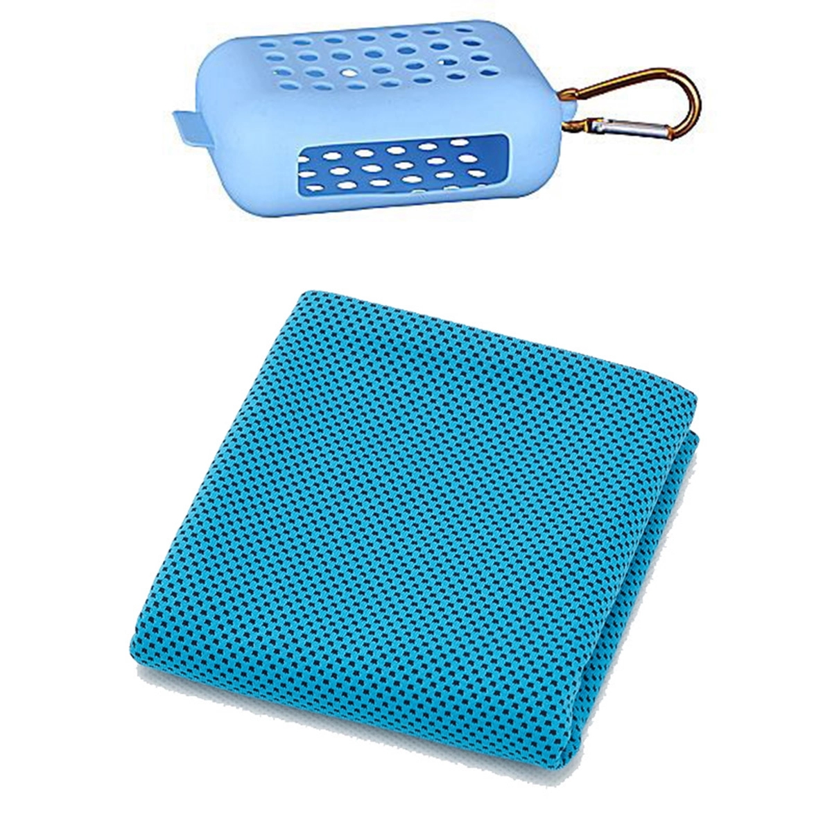 Cooling Towel With Portable Silicone Bag 1