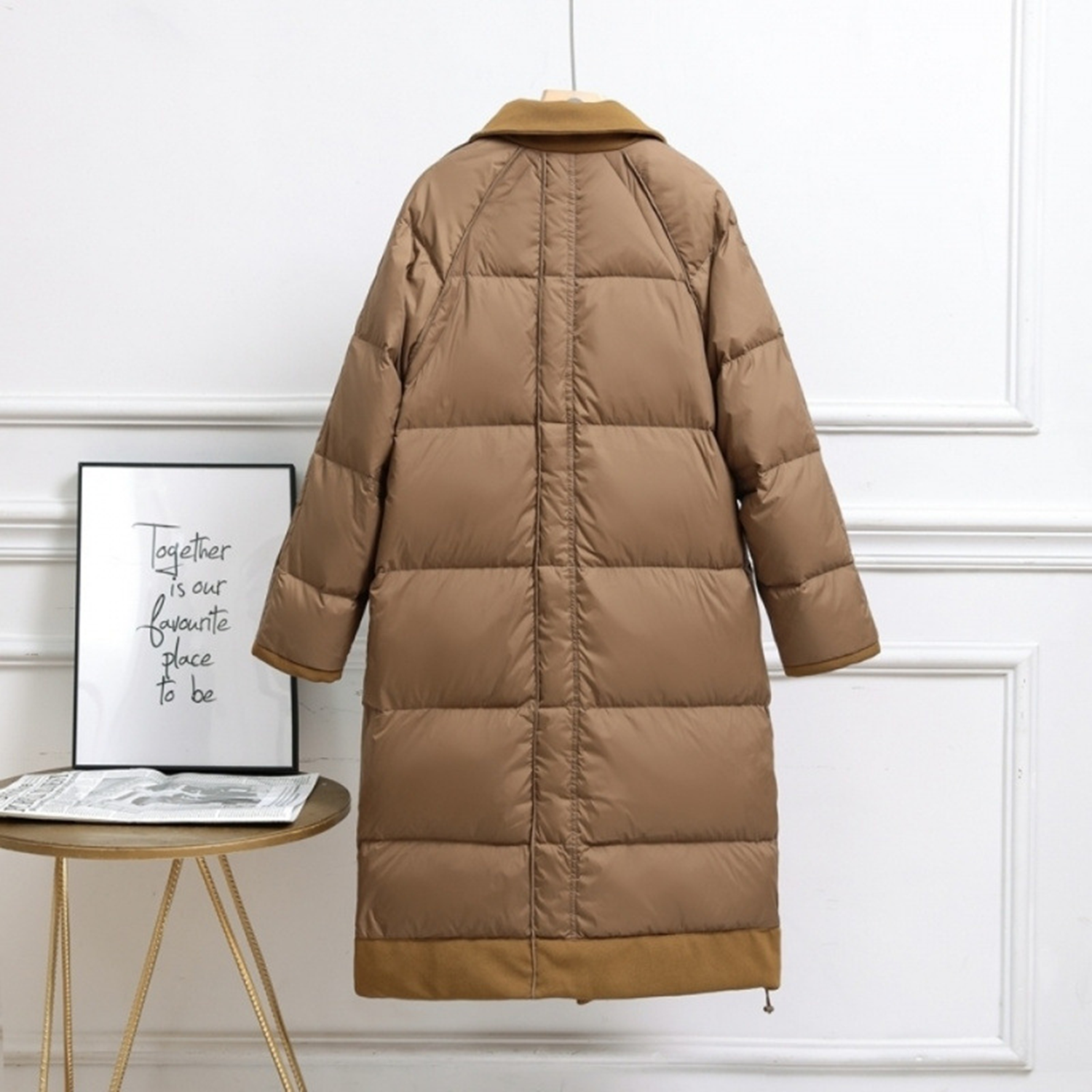 Women's Thickened Down Jacket Long Winter Coat 3