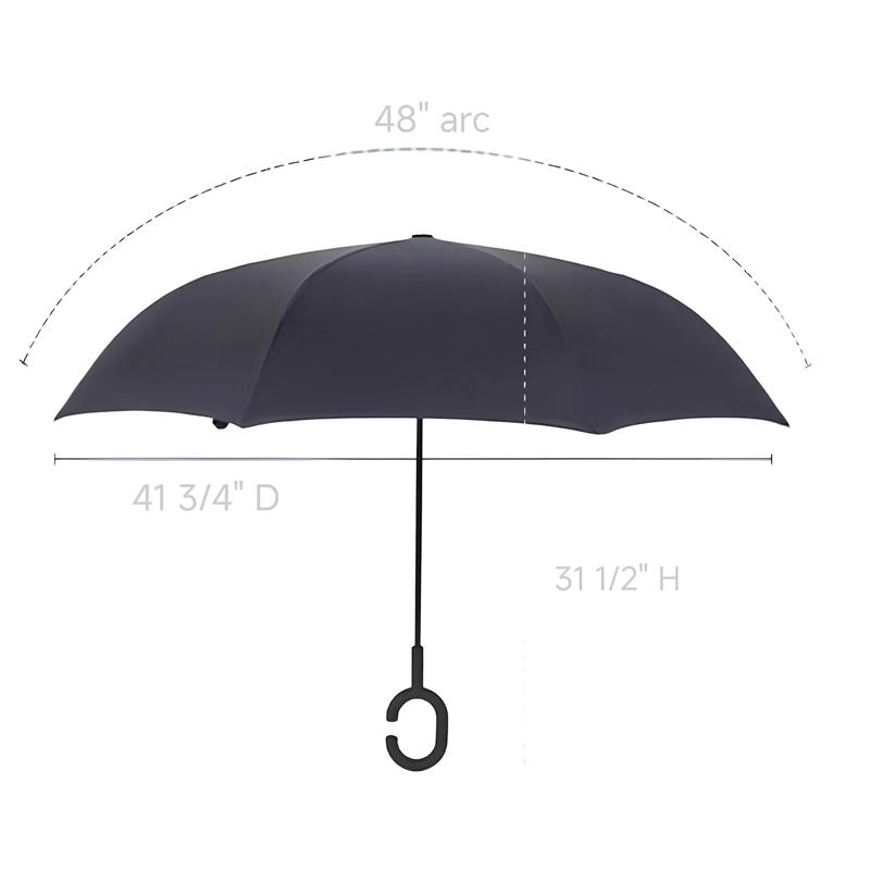 48" Arc C Handle Inversa Inverted Umbrella 3