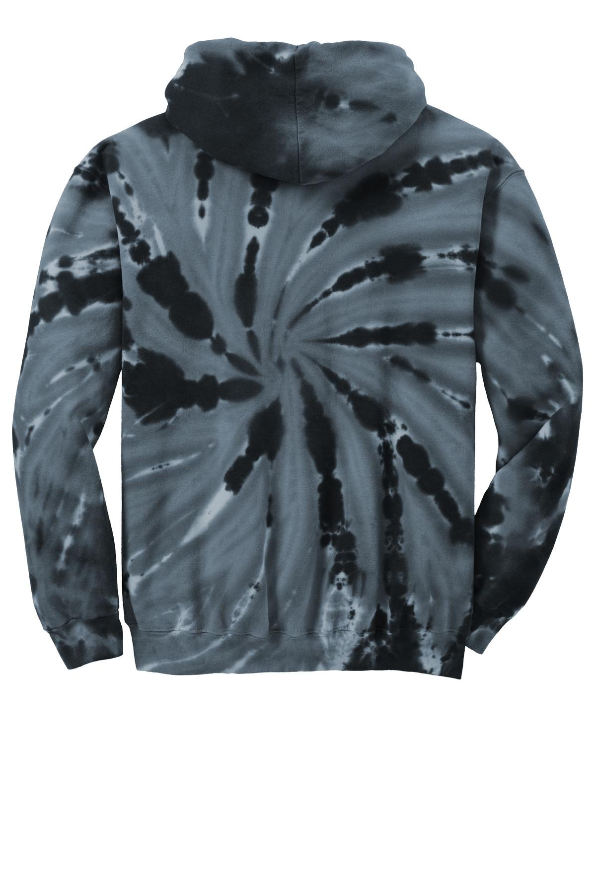 Tie-Dye Pullover Hooded Sweatshirt
