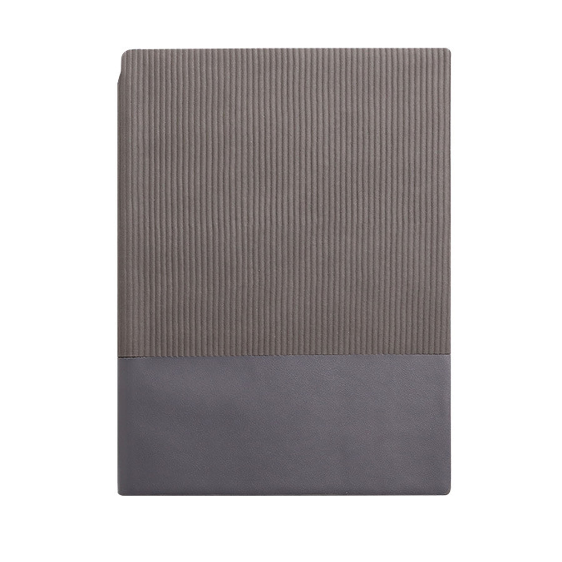A5 Striped Cover Business Notebook W/ Ribbon Metal Bookmark 2