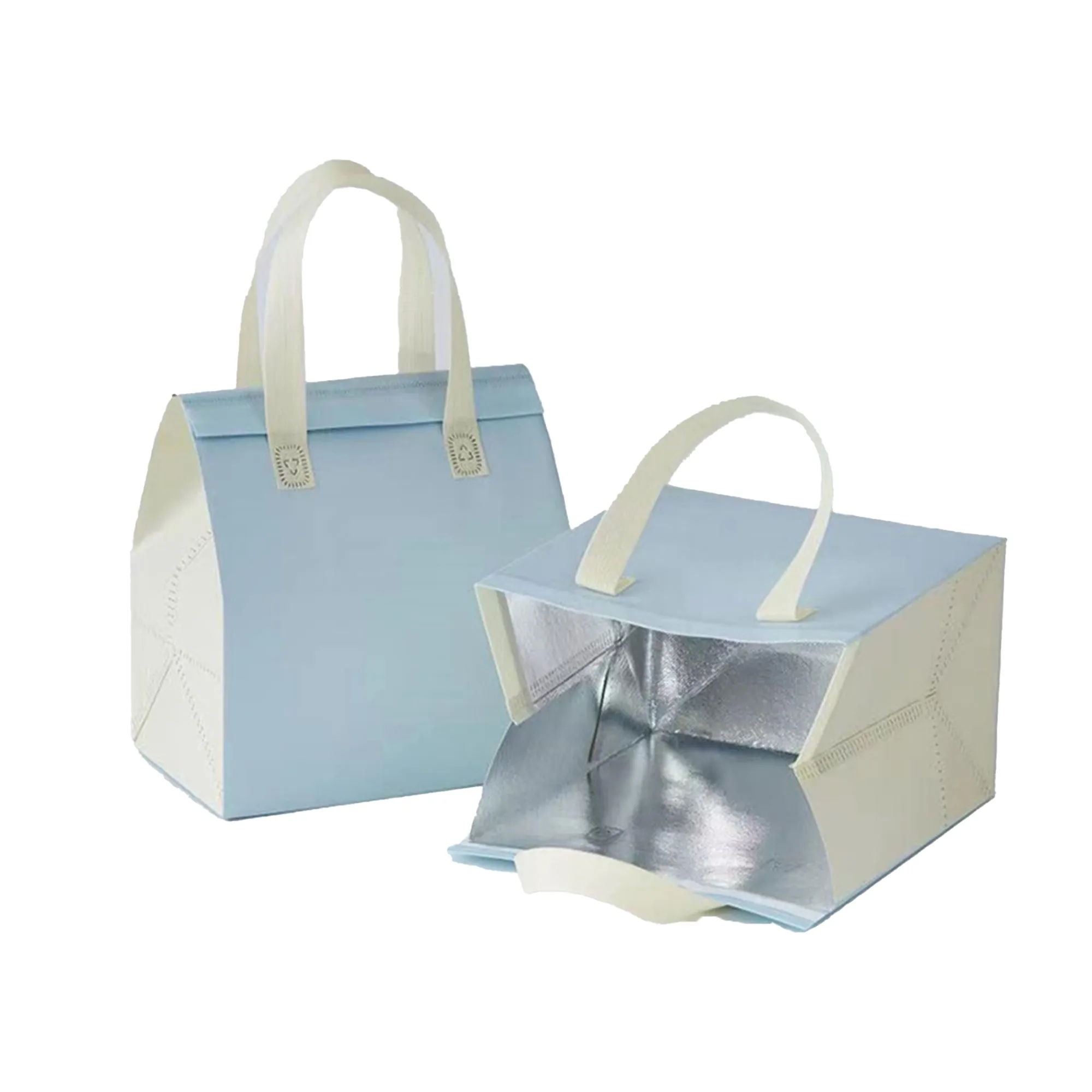Colorful Insulated Reusable Lunch Tote for Groceries 10