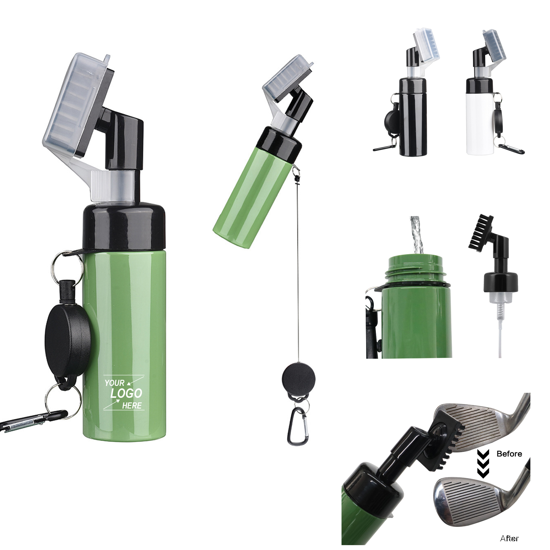 Golf Club Wire Bristle Cleaning Brush 1