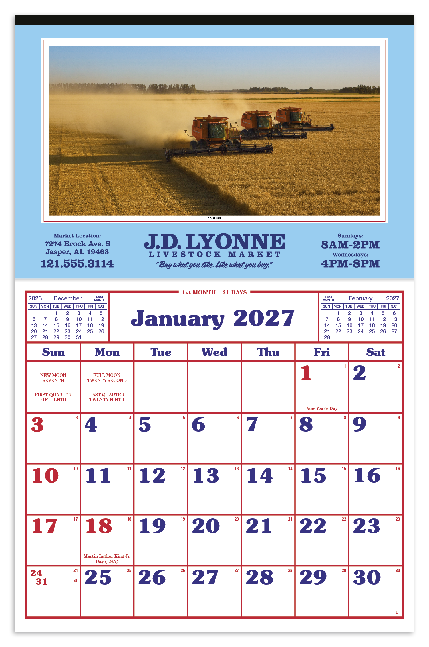 Skinner & Kennedy® Large Everyday Farm Memo 41