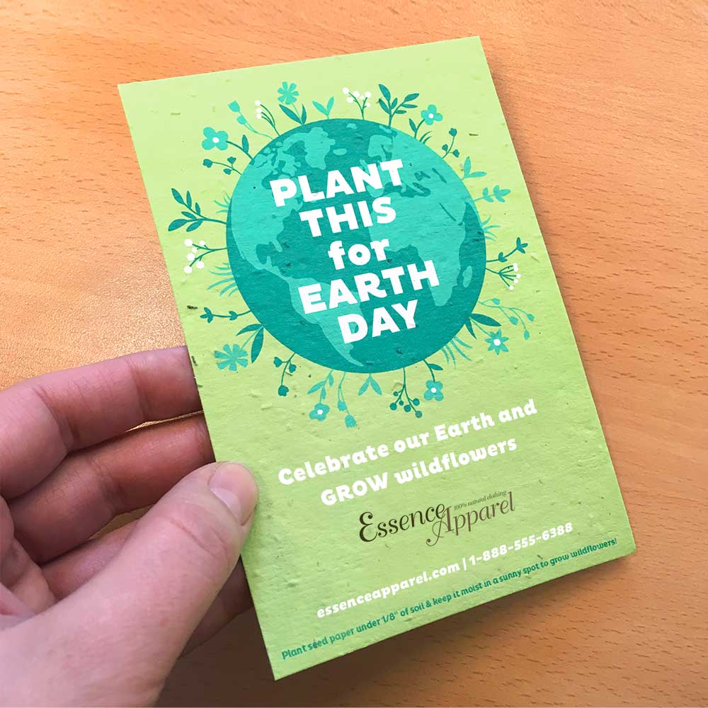 Flourishing Earth Medium Seed Paper Panel Cards 4