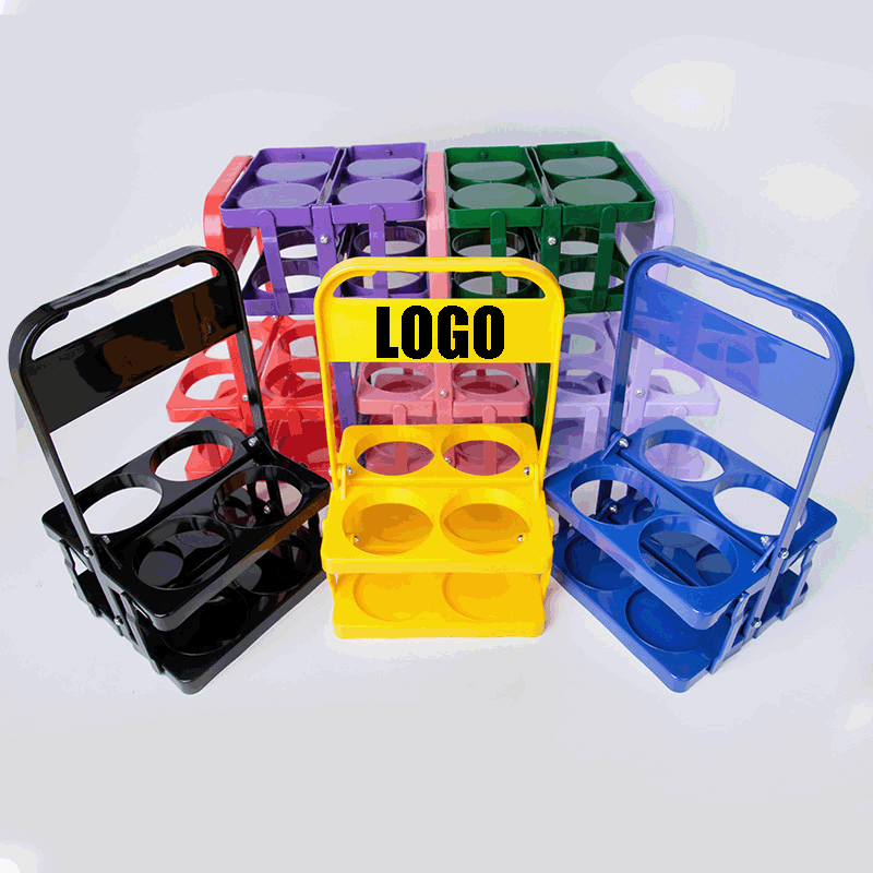 Portable Drink Carrier/Reusable Blue Beer Bottle Coffee Cup Holder 2