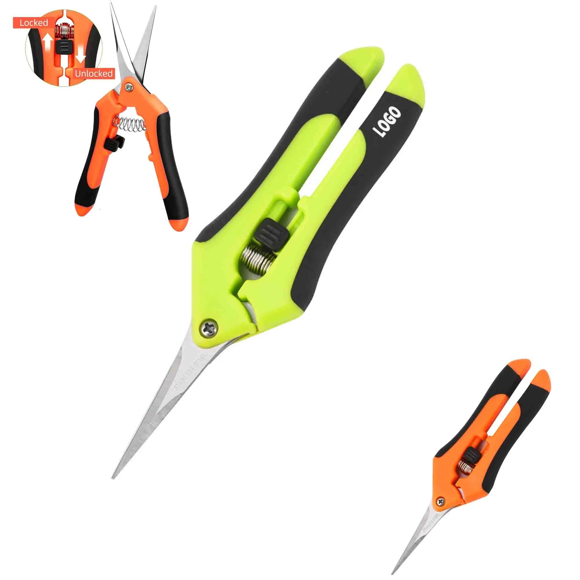 Garden Scissor Straight Stainless Steel Blades