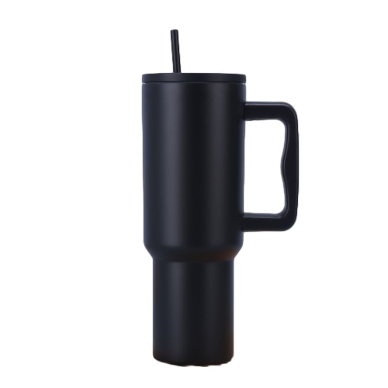 30 oz Stainless Steel Tumbler W/ Straw & Lid 13