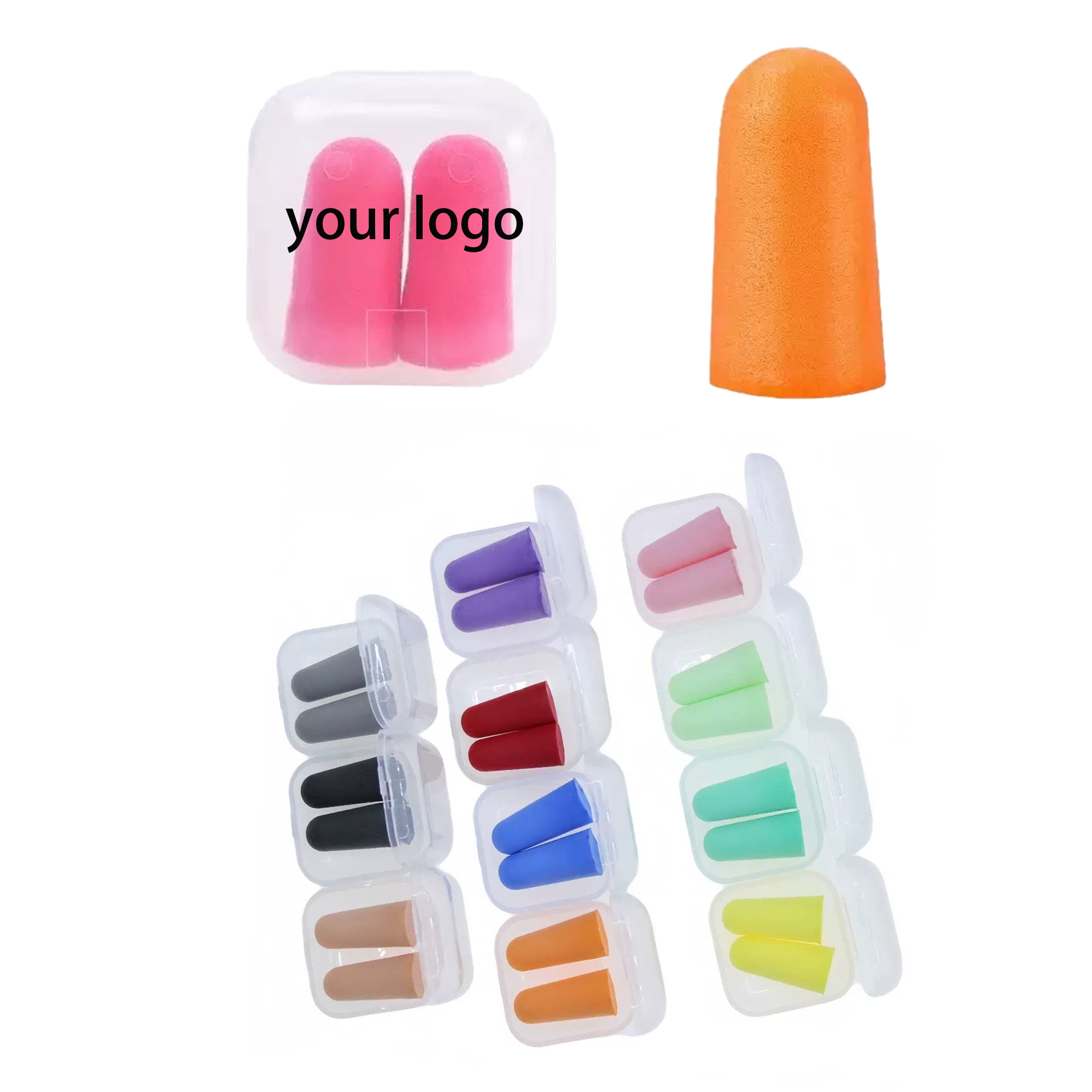 Ear Plugs in Square Case 1