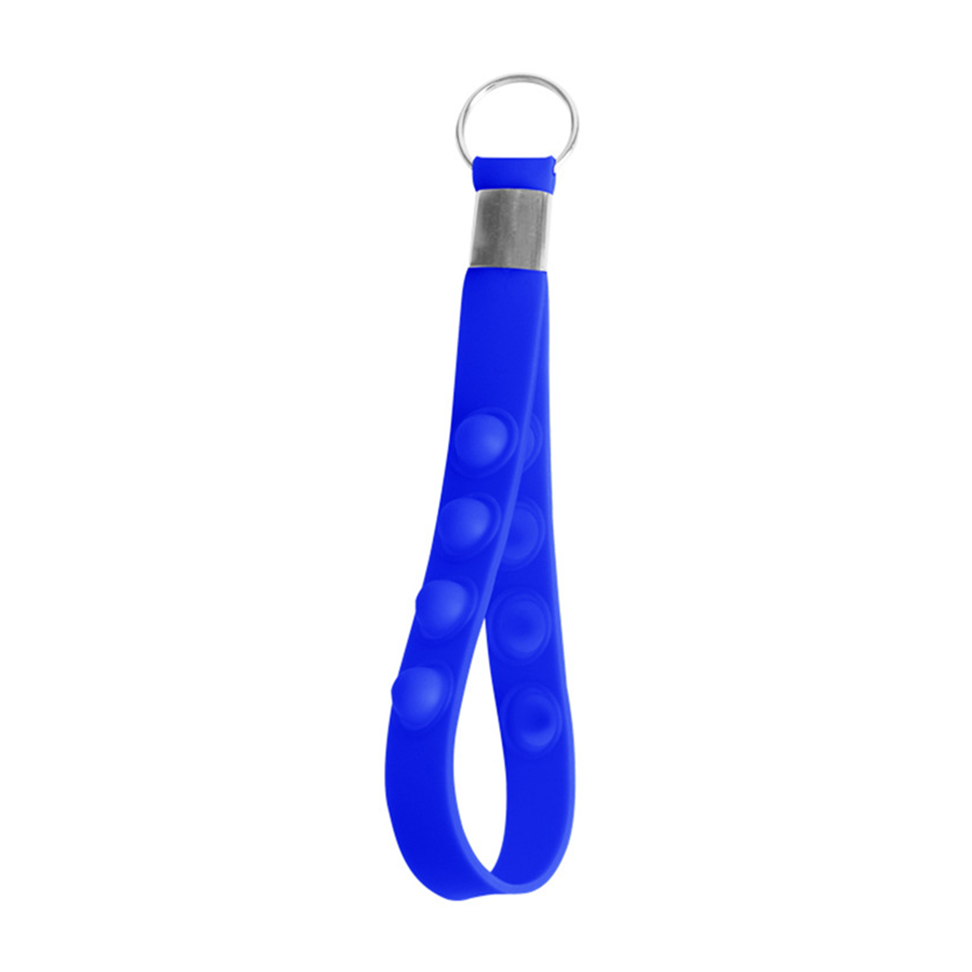 Silicone Key Strap With Split Ring 6" Length X 0.7" Width 17