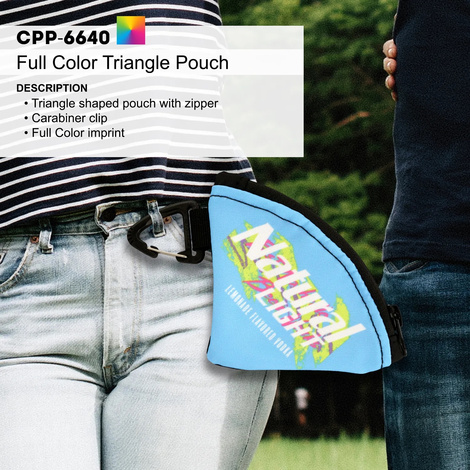 Full Color Triangle Pouch 3
