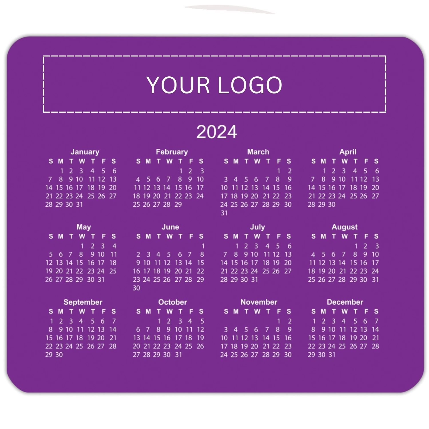 Calendar Mouse Pad 8