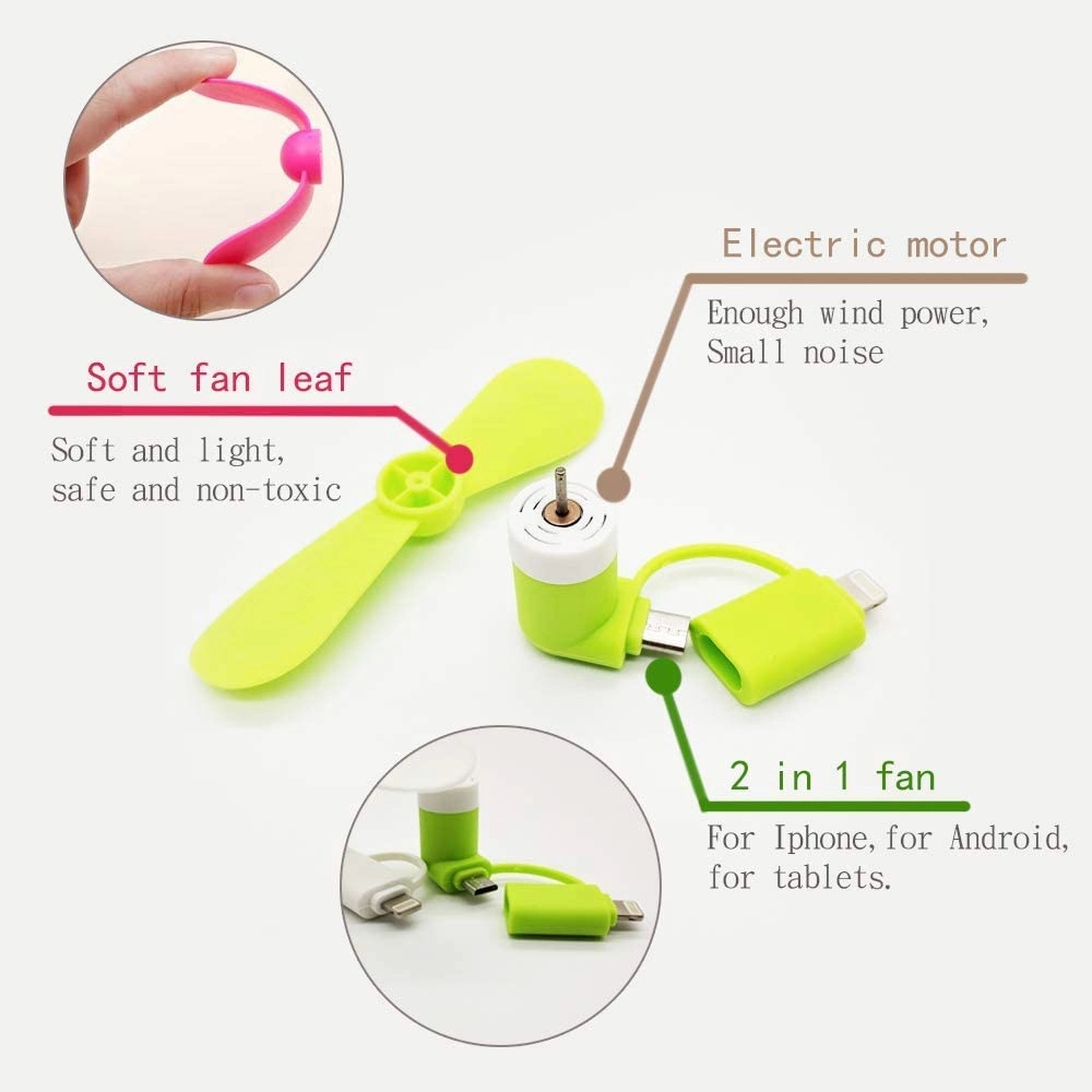 2-In-1 Mini Cell Phone Fan 3