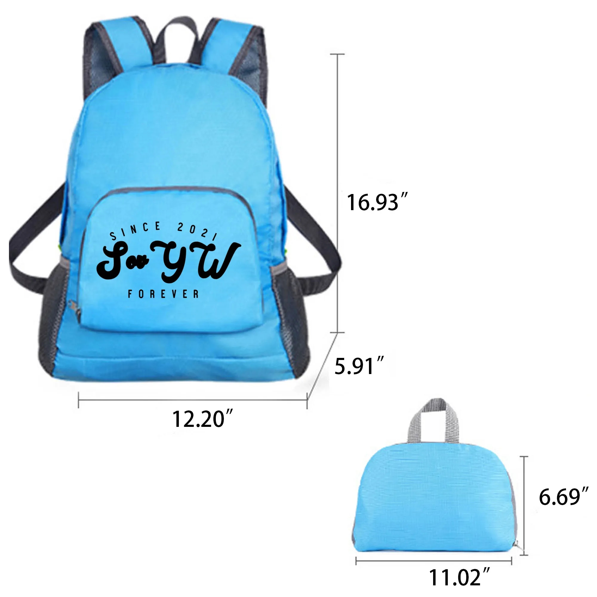 Foldable Lightweight Hiking Travel Backpack 3