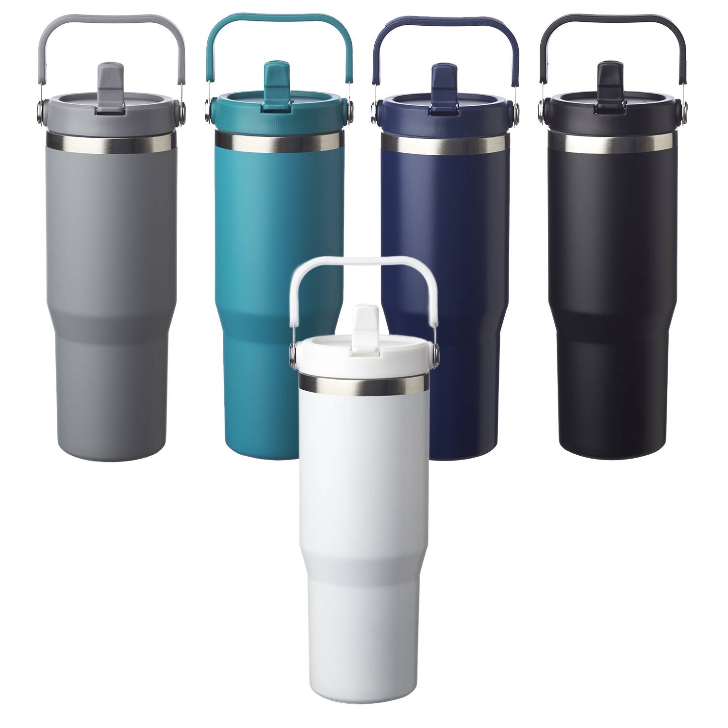 Stainless Steel Tumbler with Handle, 30 oz. 4