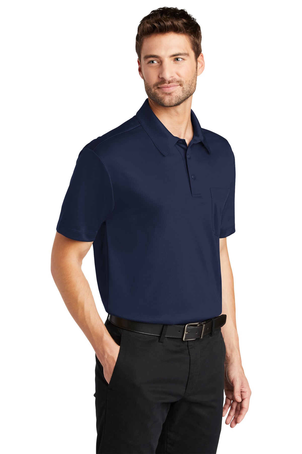 Port Authority Silk Touch Performance Pocket Polo. K540P 13