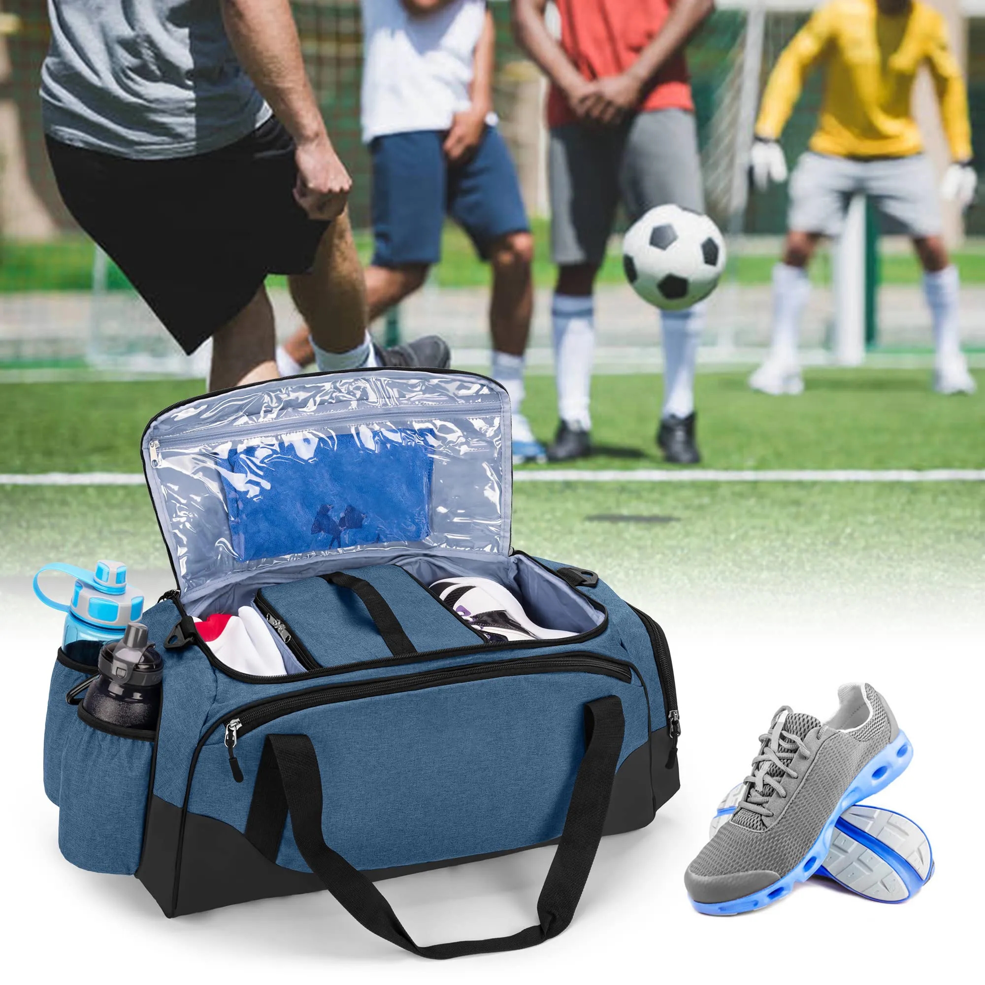 Travel Duffel With Cooler Bag For 6 Can Drinks 4