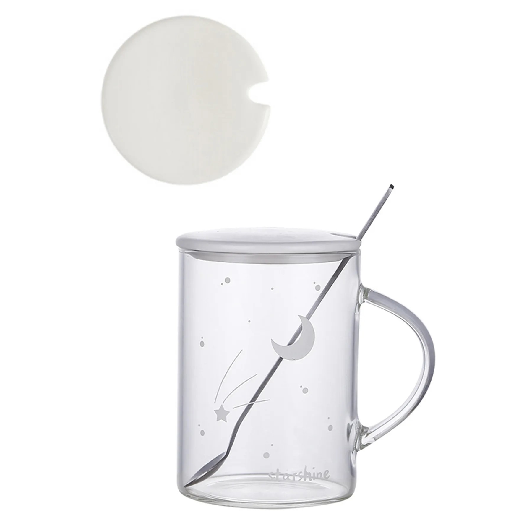 16.9Oz Transparent Glass Luminous Cup 5