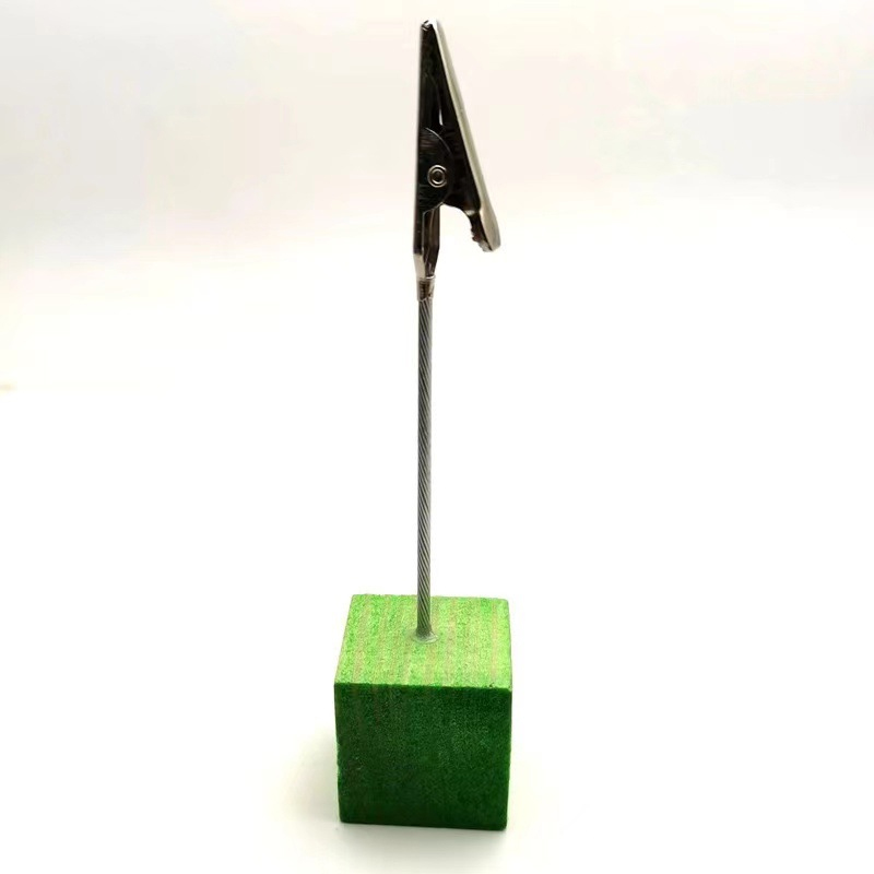 Wooden Memo Holder Stand 8