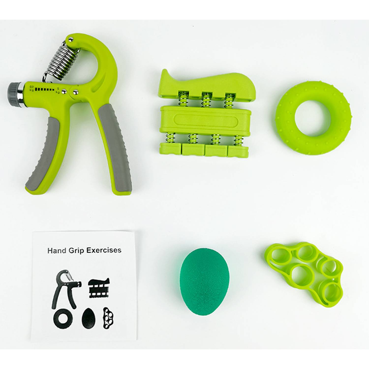 5pcs Grip Strengtheners 5