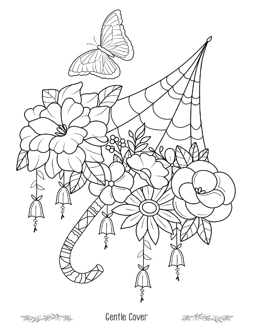 Good Value™ Floral Bliss Adult Coloring Book 17