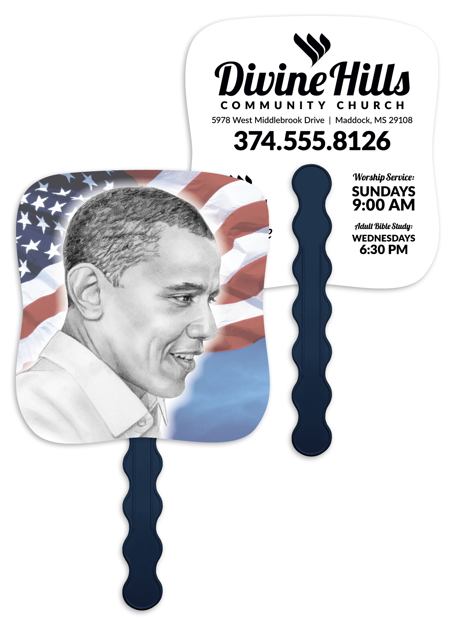 Skinner & Kennedy® President Barack Obama - Pictorial Fan 22