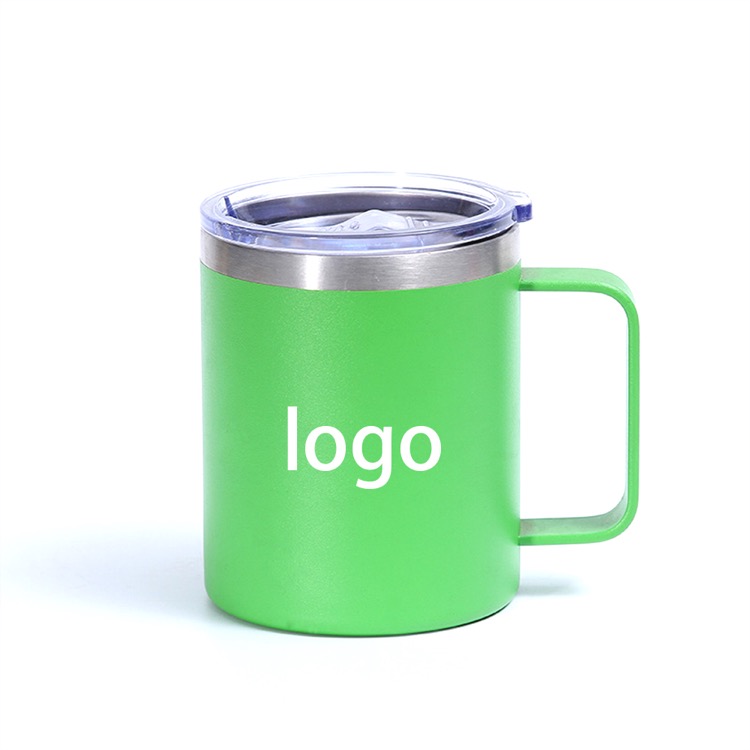 12 oz. Stainless Steel Insulated Coffee Mug with Handle 8