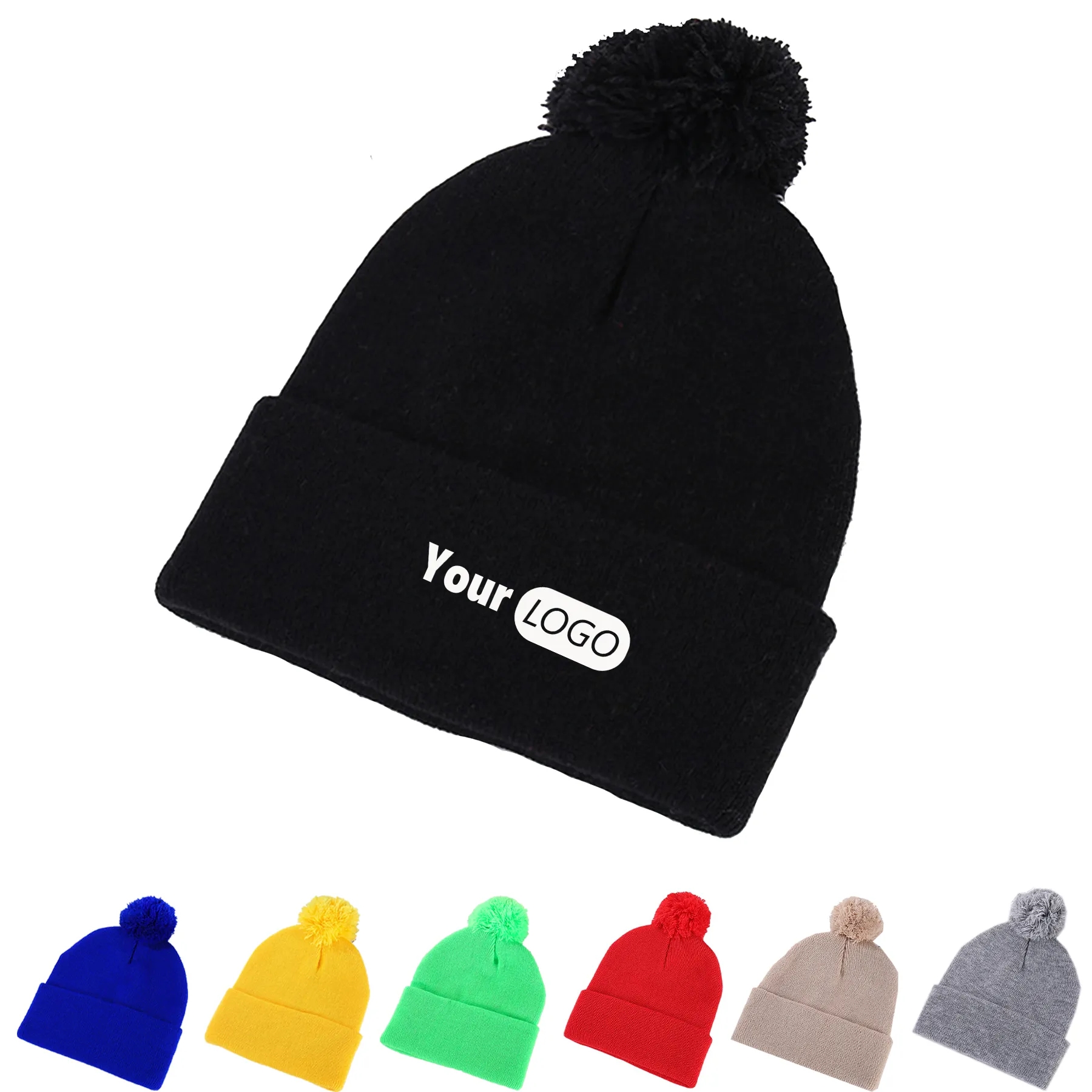 Solid Color Beanie 2