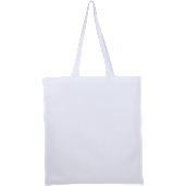 Double-Stitched 8oz Organic Cotton Tote, custom tote bag with logo imprint 8