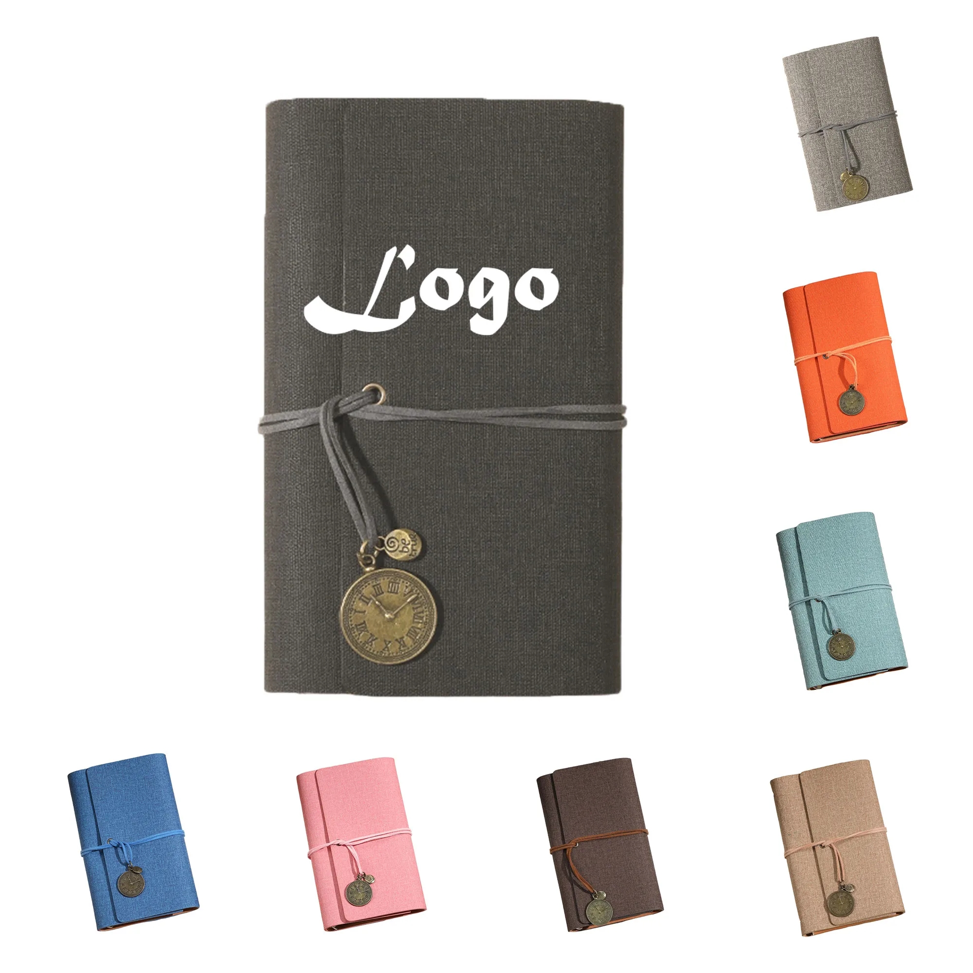 Artistic Linen-Cotton A6 Notebook Vintage Kraft