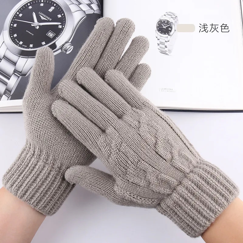 Touch Screen Warm Gloves with Thermal Soft Knit Lining 6