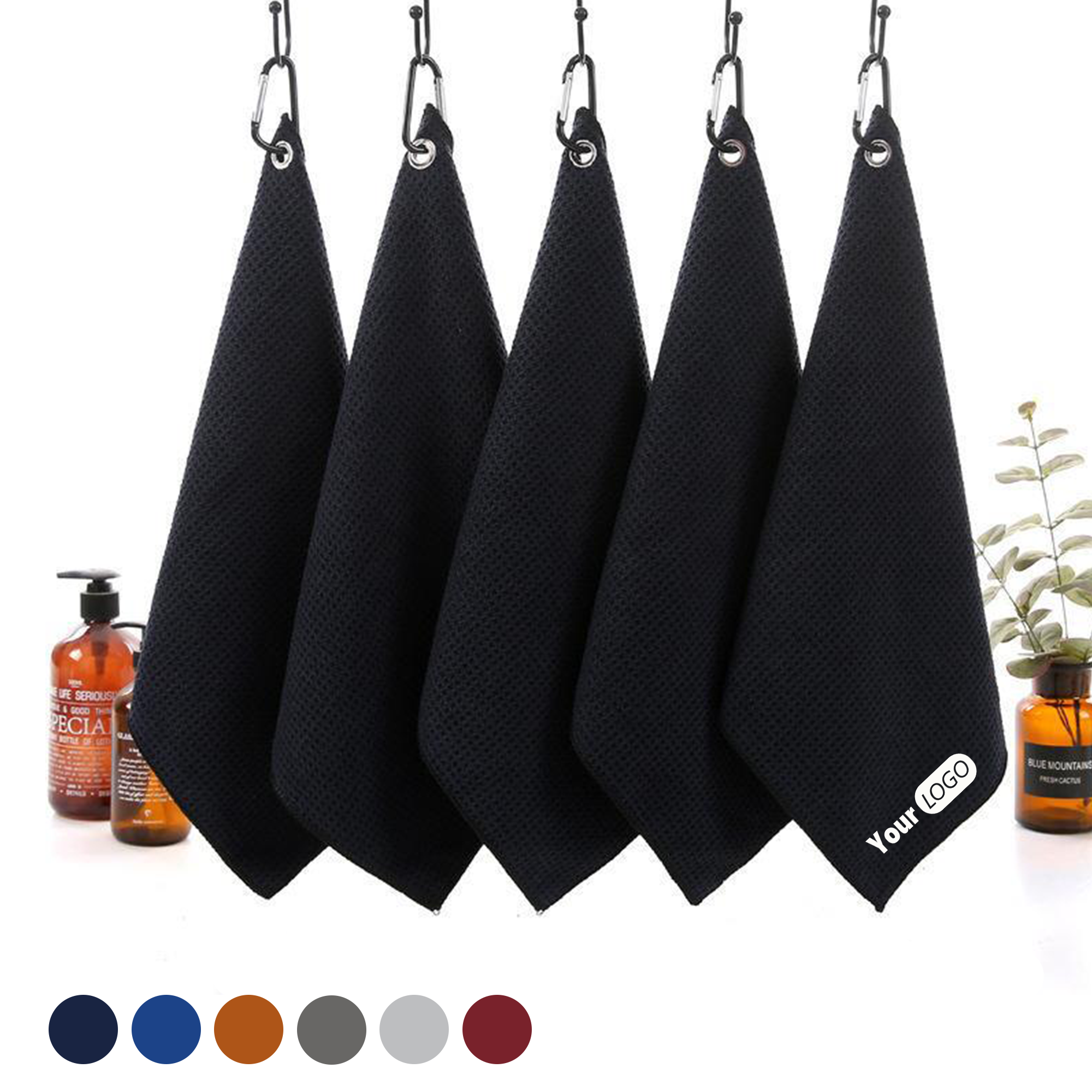 Microfiber Waffle Pattern Golf Towel 6