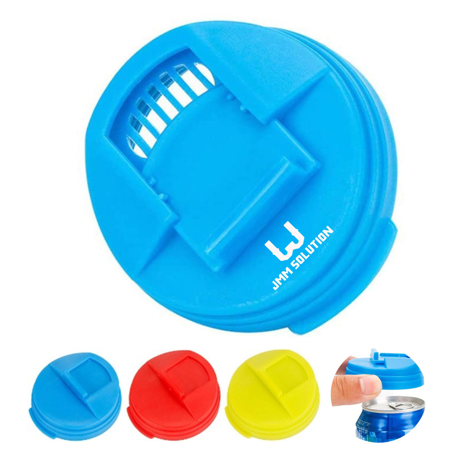 Reusable Soda Beverage Can Lid w/ Leakproof Seal 2