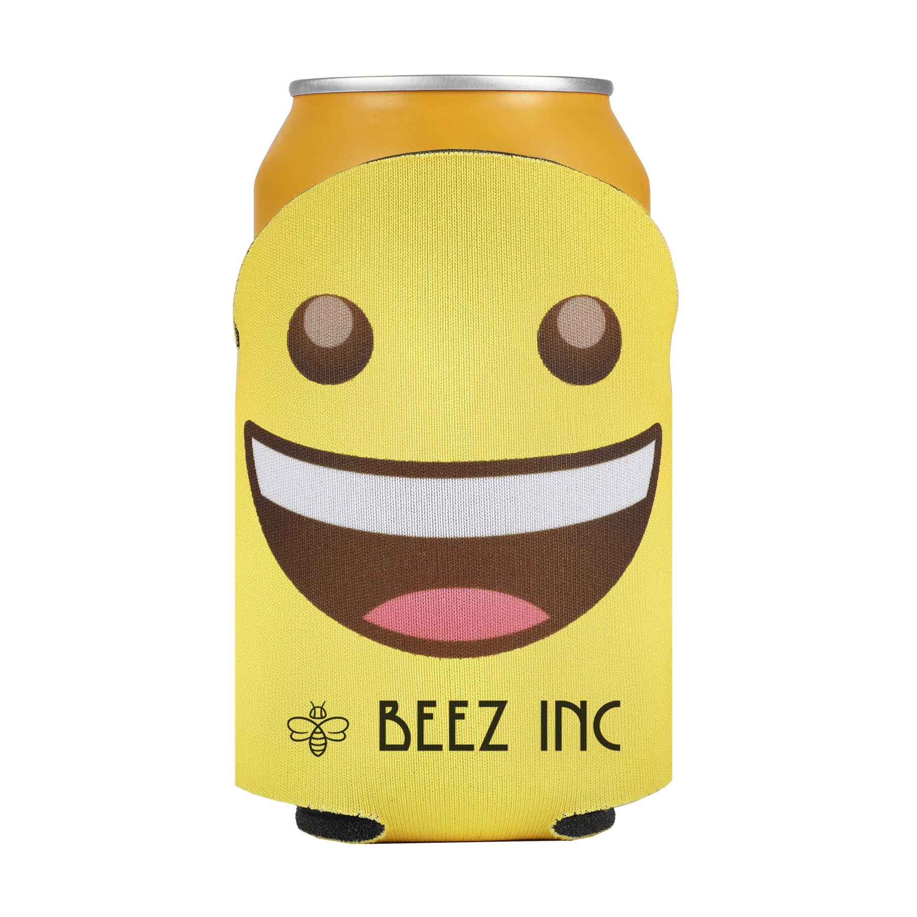 American Made Round Top Can Cooler, custom can cooler with logo imprint 3