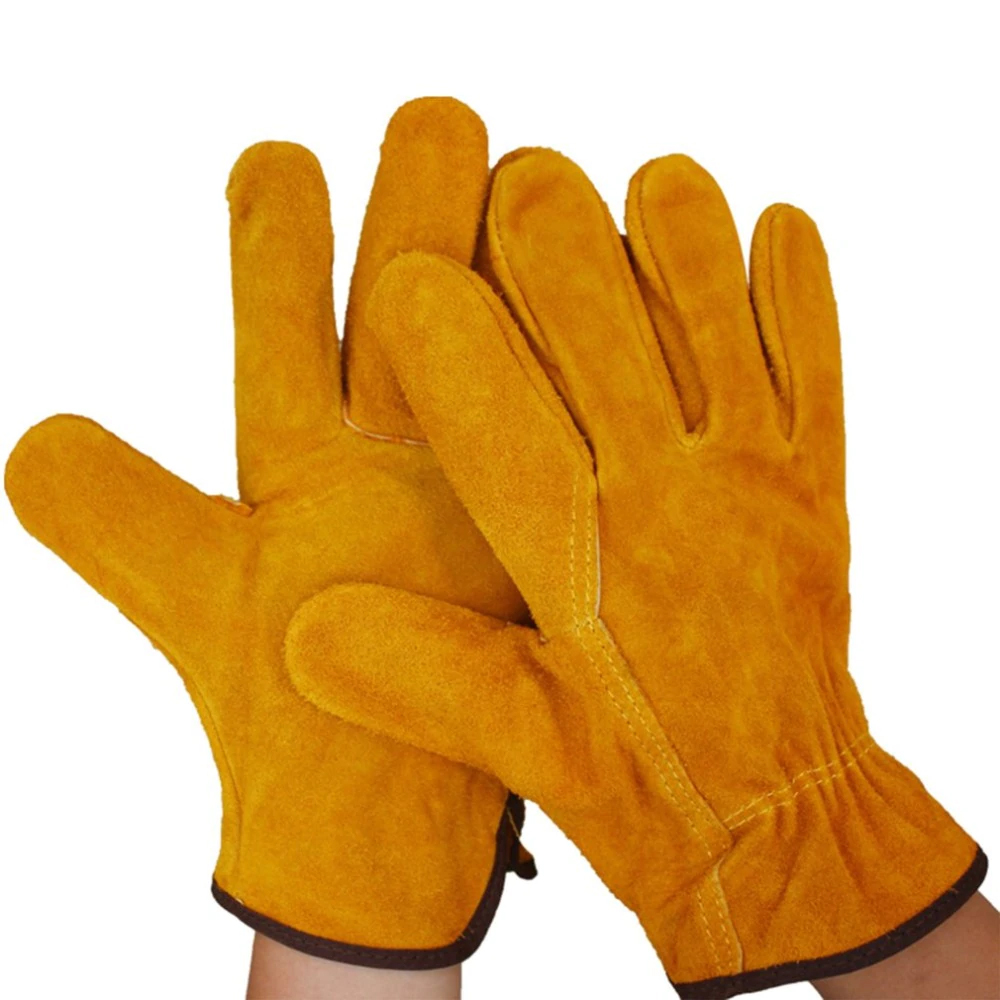 Cowhide Leather Gardening Gloves 3