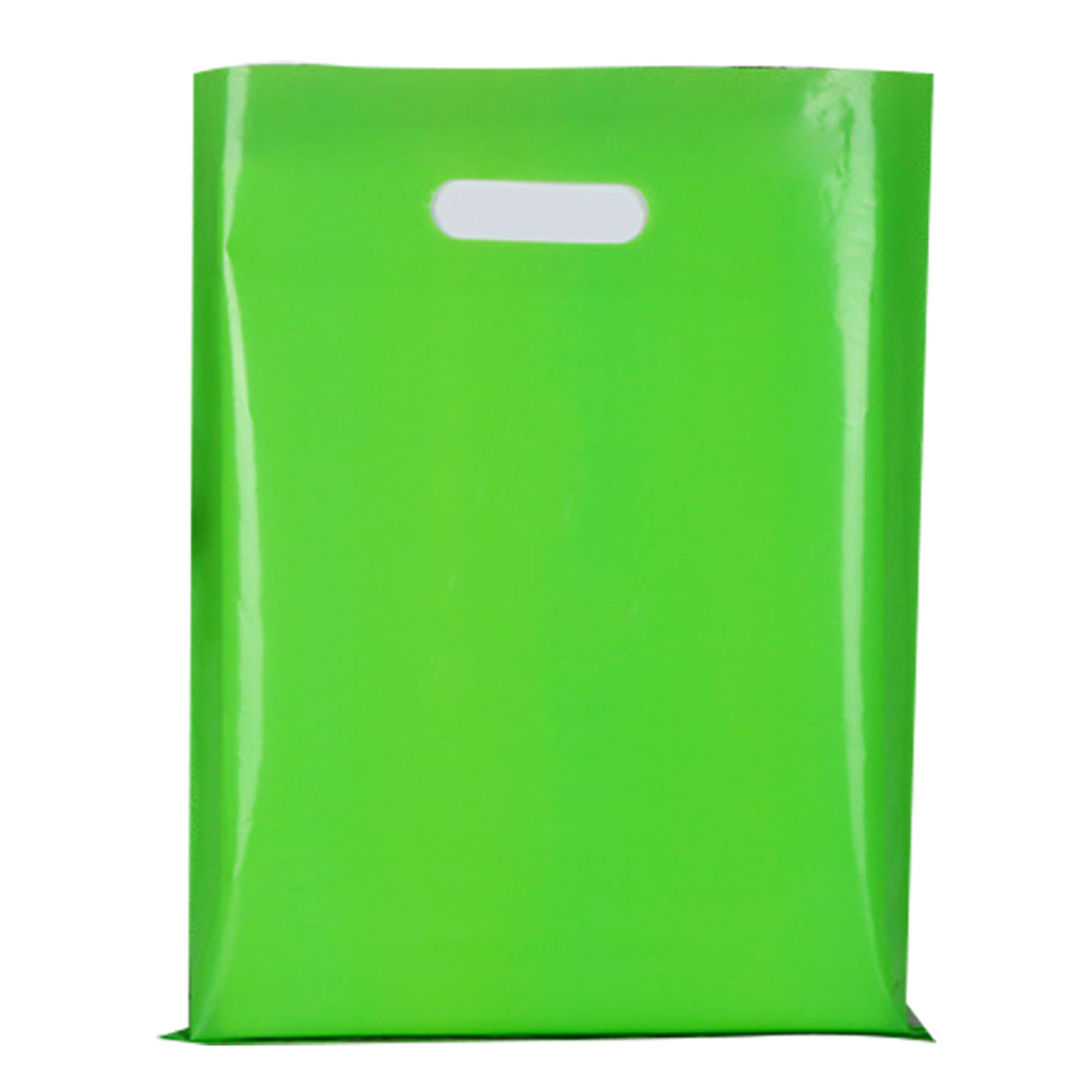 Tear Resistant Die Cut Plastic Shopping Gift Bags 5