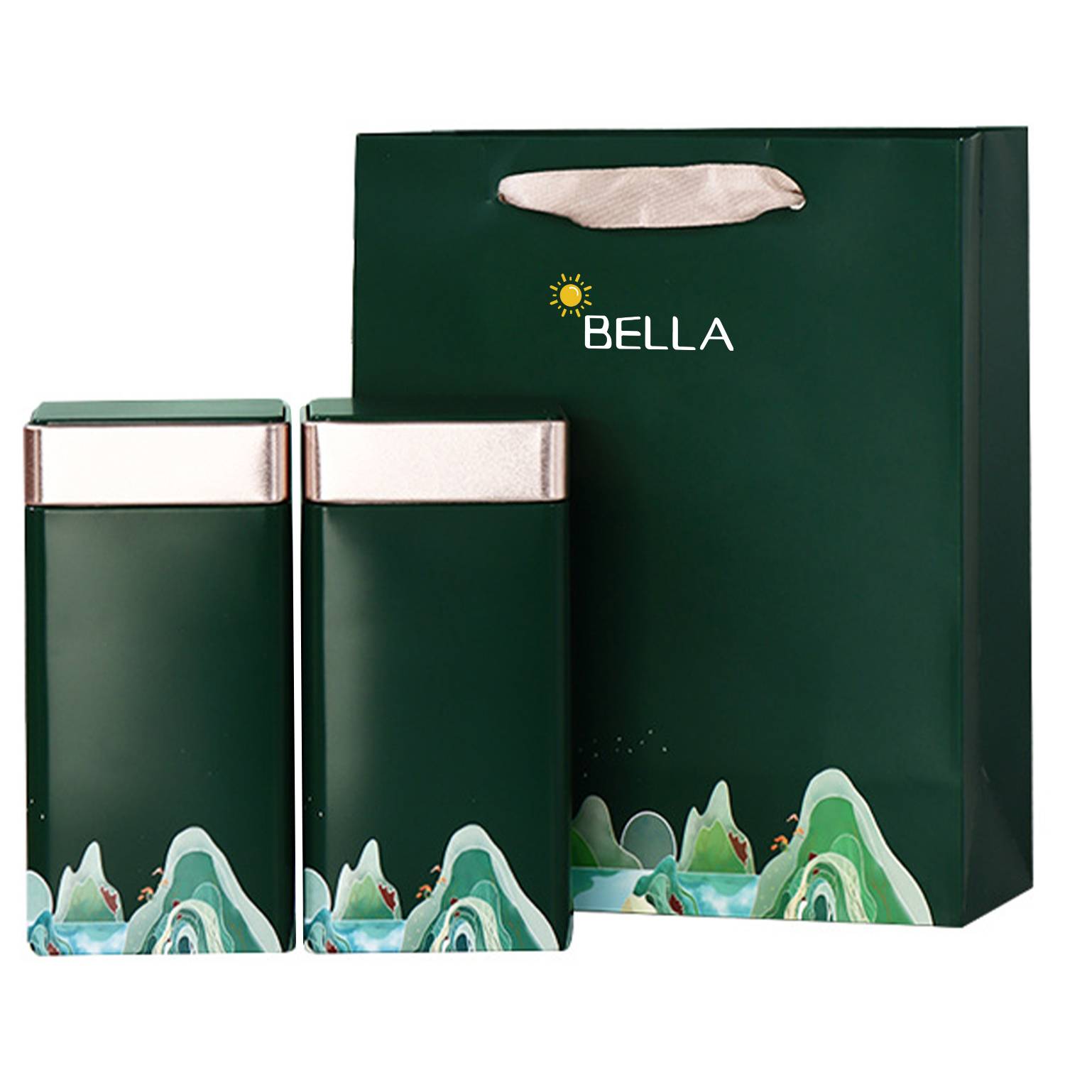 Iron Portable tea universal canister 2