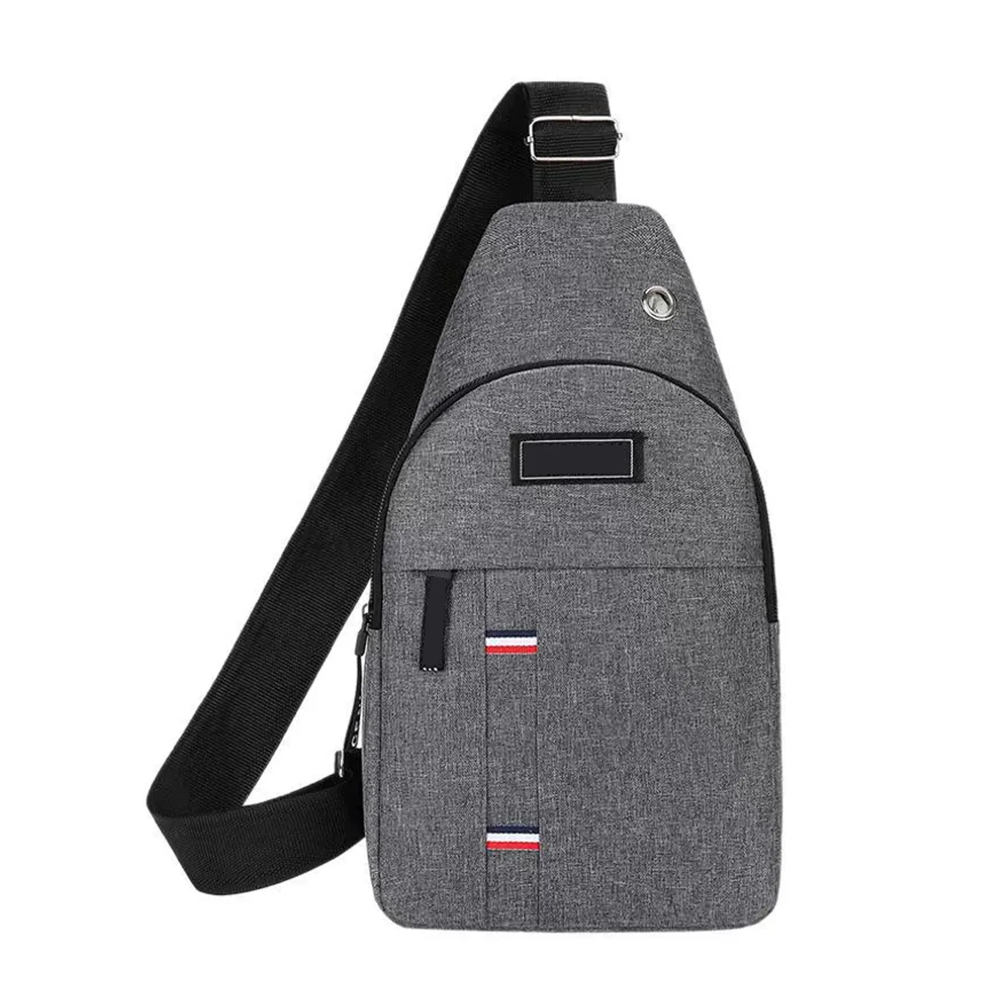 USB Charging Canvas Chest Bag 5