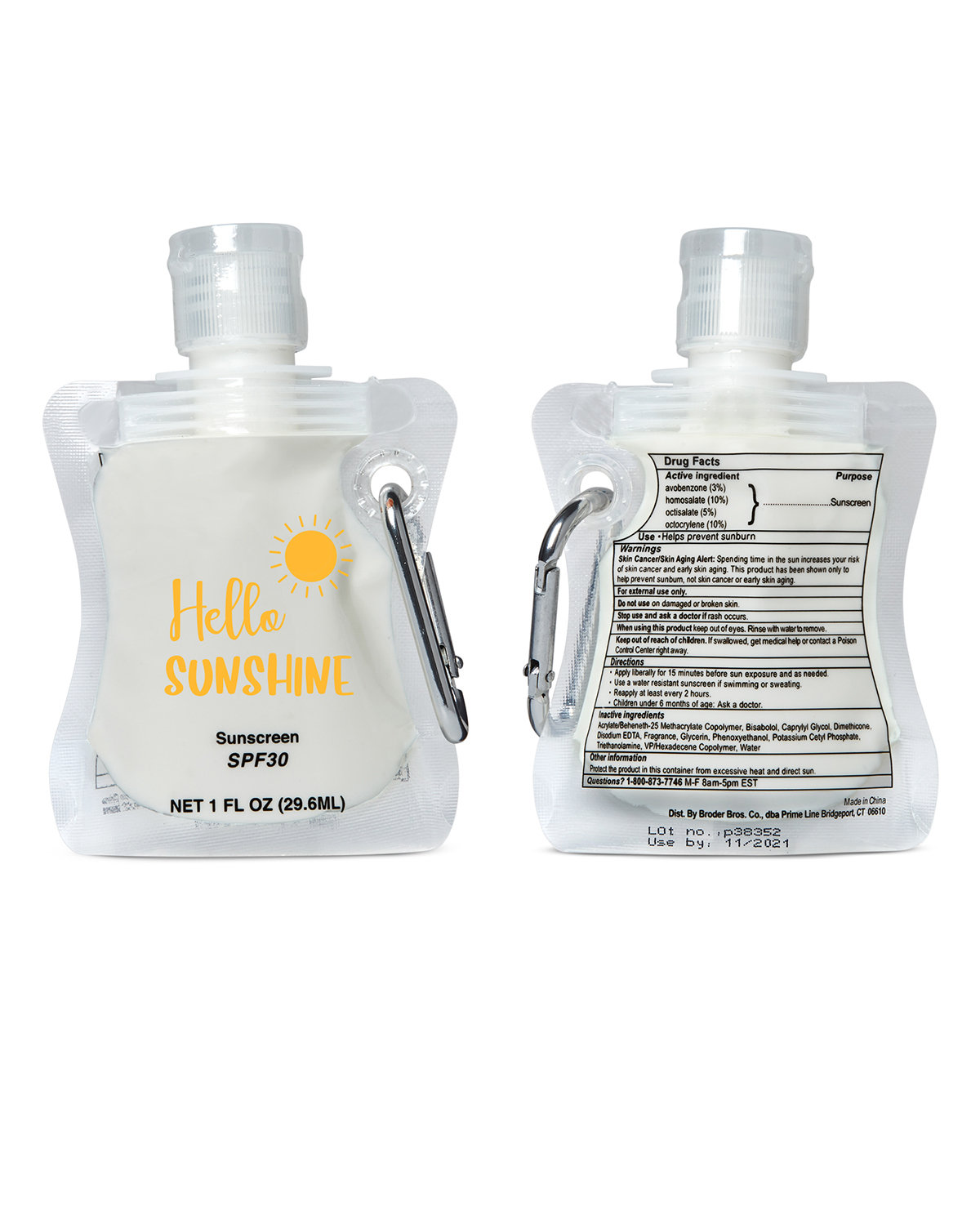 Collapsible Sunscreen 1 oz. 2