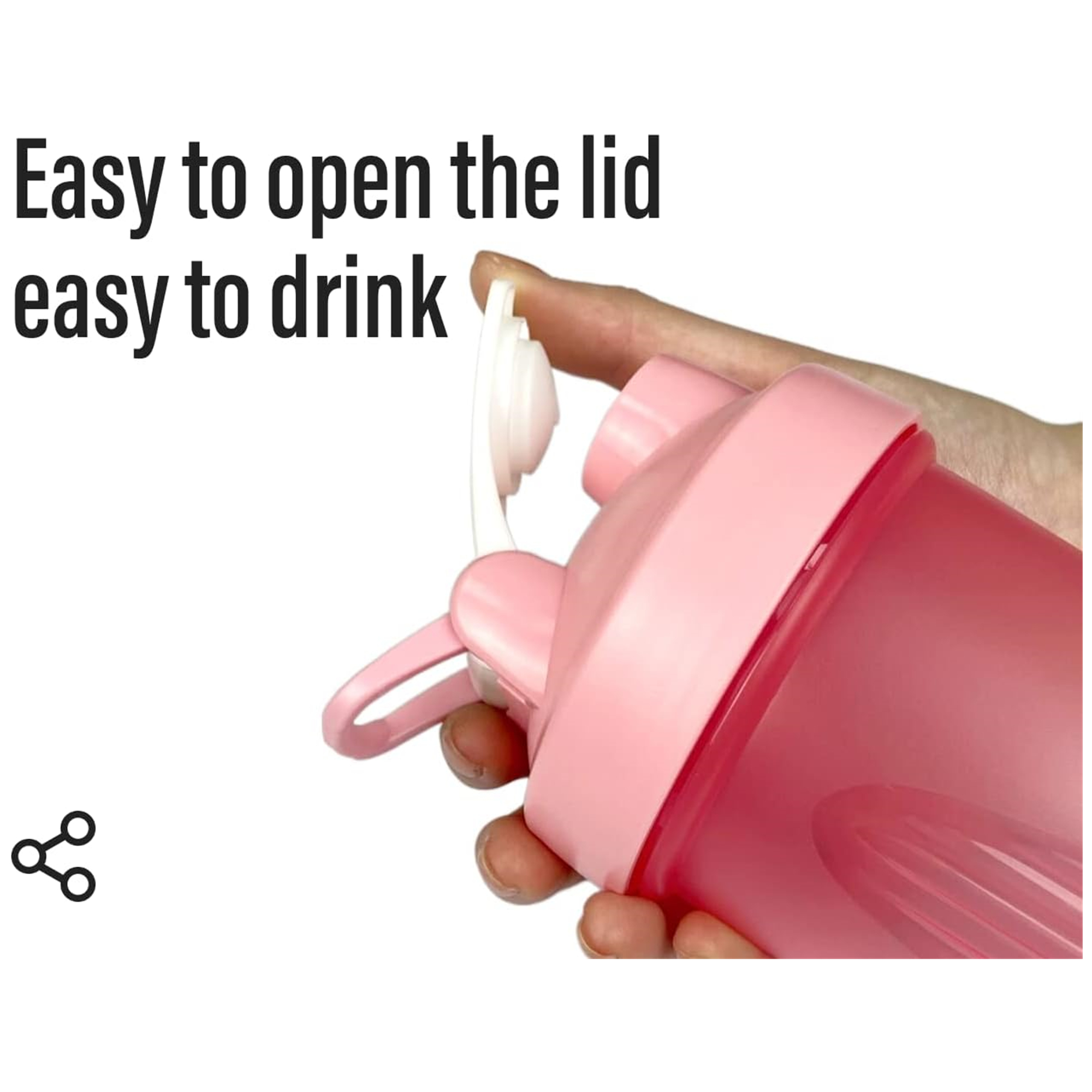 Gym Shaker Bottle 24 oz 3