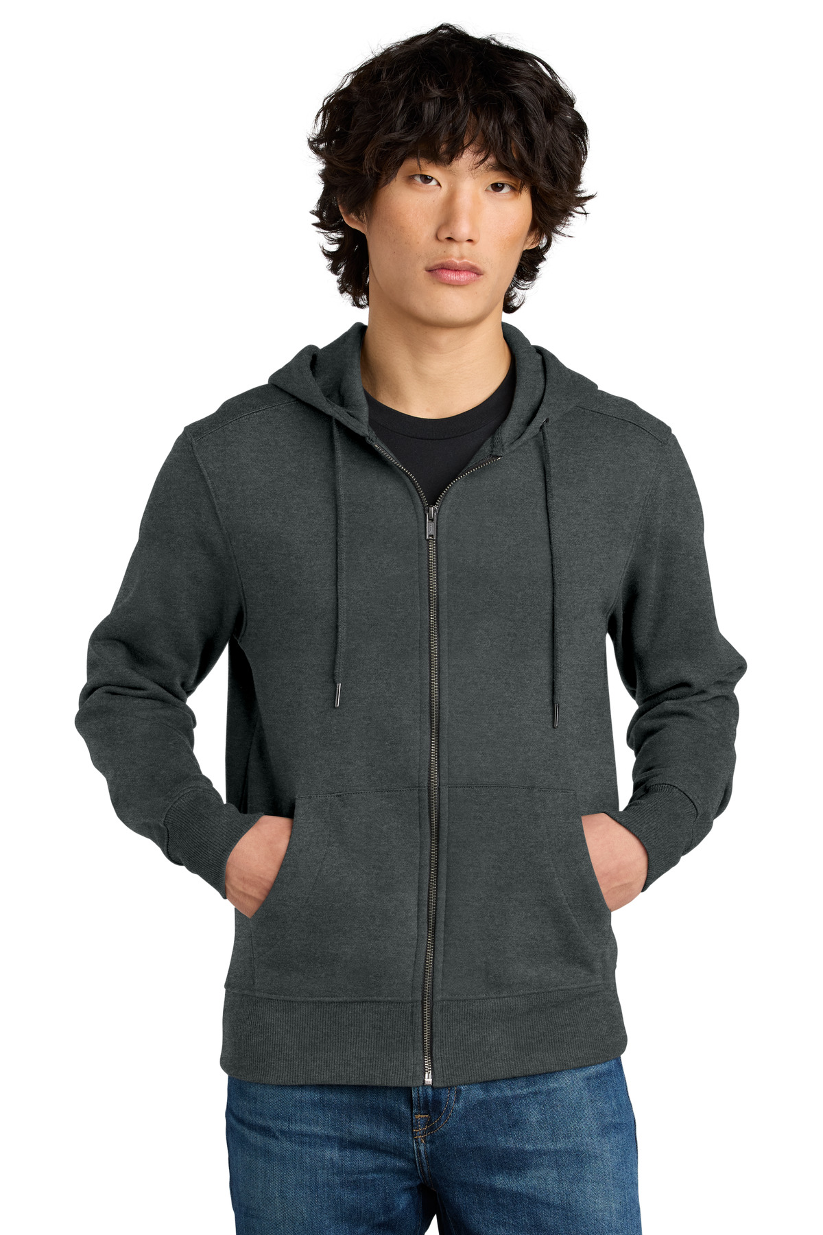 District® Perfect Weight Fleece Full-Zip Hoodie 7